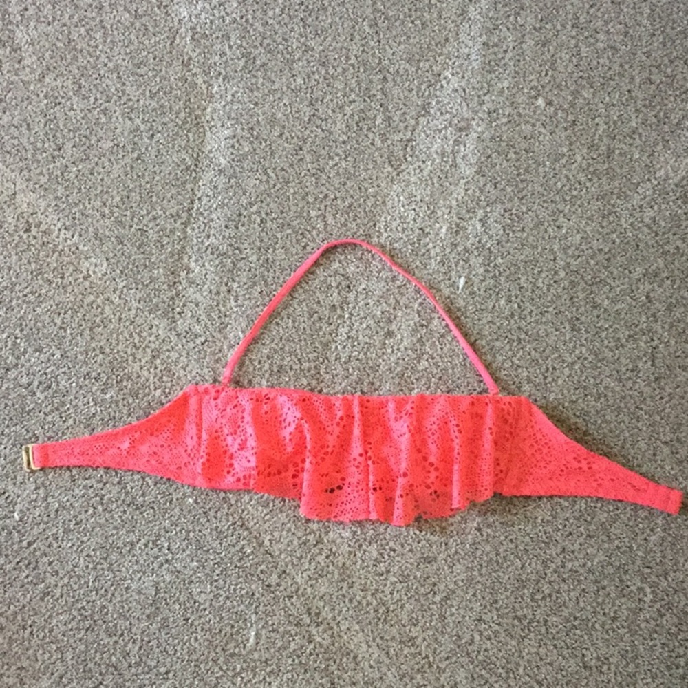 Mossimo coral bikini top